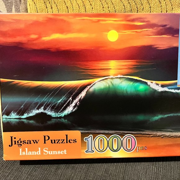 Tranquil Series - Island Sunset 1000 Piece Puzzle - Picture 1 of 2